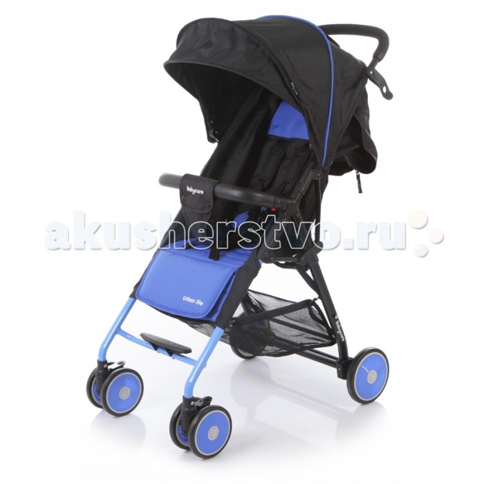 Прогулочная коляска Baby Care Urban LiteUrban Lite Прогулочная коляска Baby Care Urban LiteUrban LiteПрогулочная коляска Baby Care Urban Lite – замечательный вариант для ежедневных прогулок с малышом. Коляска предназначена для малышей от 6 месяцев. Особенности: легкая алюминиевая рама плавающие передние колеса 5-ти точеные ремни безопасности съемный бампер с мягкой обивкой очень компактное складывание спинка регулируется при помощи ремня ножная тормозная система коляска может стоять в сложенном состоянии подножка регулируется с помощью ремня амортизация передних колёс. Размеры: ширина сиденья: 33.5 см размер корзины: 40х34х14 см размер в разложенном виде: 87х51х103 см размер в сложенном виде: 67х51х25 см.<br>