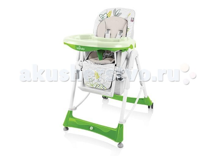 Стульчик для кормления Baby Design BambiBambi Стульчик для кормления Baby Design BambiBambiСтульчик для кормления Baby Design Bambi Яркий, многофункциональный стульчик для кормления Baby Design Bambi Особенности: регулируется по высоте - 6 уровней регулировка наклона спинки - 3 положения изменяется расстояние между столиком и малышом двойной съемный столик - подносик и основной стол пятиточечные ремни безопасности ограничитель между ножек - дополнительная безопасность легкоочищаемый материал обивки сиденья дополнительный мягкий вкладыш удобно и компактно складывается для малышей с 6 месяцев Размер разложенного стульчика: 63 x 84 x 108 см Размер сложенного: 60 x 92 x 33 см Размеры сиденья: 24 x 50 x 39 см Вес стульчика 9.4 кг<br>
