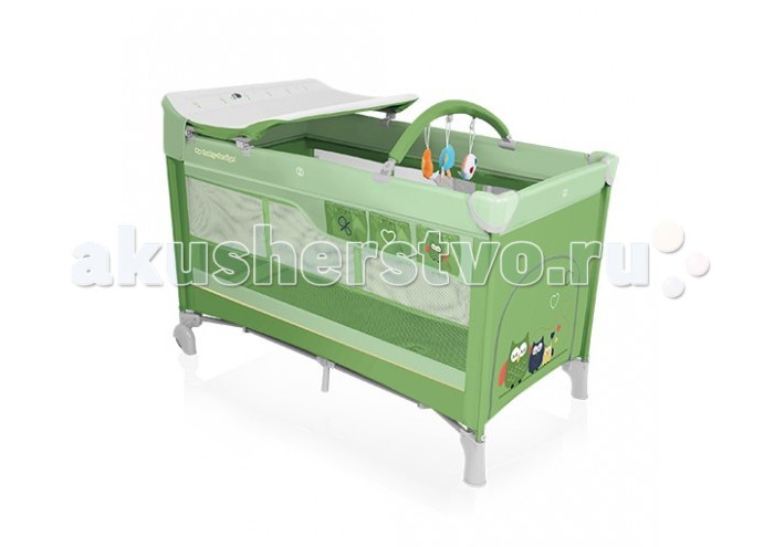 Манеж Baby Design Dream кроватьDream кровать Манеж Baby Design Dream кроватьDream кроватьBaby Design Dream это многофункциональная детская кровать - манеж, которая предназначена как для новорожденных грудничков, так и для подрастающих детей. Возрастной диапазон колеблется от нуля до трех лет. Особенности: Кровать-манеж Baby Design DREAM имеет 2 уровня высоты матрасика. В комплекте удобный пеленальный столик, который соответствует новым европейским стандартам безопасности, есть возможность крепления его сбоку кроватки. Манеж легкий в уходе, т.к. выполнен из полиэстера. Имеет боковой карман для игрушек и мелочей. Есть боковой лаз на молнии. Легко собирается и складывается в чехол- сумку. Две ножки имеют колеса с тормозом (для легкости перемещения). Размеры кроватки в разложенном виде ДхШхВ: 126 см/67 см/74 см Размеры кроватки в сложенном виде ДхШхВ: 85 см/34 см/23 см Размеры матрасика ДхШхВ: 120 см/60 см Вес:12,5 кг Максимально допустимый вес ребенка: 15 кг<br>