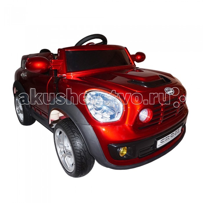 Электромобиль BabyHit CrossCross Электромобиль BabyHit CrossCrossЭлектромобиль BabyHit Cross оснащен световыми и звуковыми эффектами, что придется ребенку по душе. Автомобиль устойчивый, безопасный и прост в управлении, поэтому ребенок от трех лет легко с ним справится и получит массу удовольствия от поездки. Особенности электромобиля Babyhit Cross: Для детей в возрасте от 3-х до 8 лет Полиуретановые мягкие не накачиваемые шинки колес (не пластиковые) Два редуктора/электродвигателя мощностью 35 Вт каждый Два аккумулятора 6В/7Ач Максимальная скорость 5 км/ч Звуковые и световые эффекты, МP3 Пульт дистанционного управления (Bluetooth) Открывающиеся двери Ручка и колеса для перевозки Вес: 16,5 кг Максимальная нагрузка – 35 кг Размер электромобиля: 123 х 65 х 55 см.<br>
