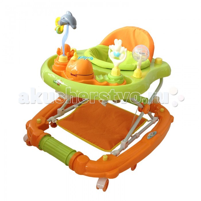 Ходунки BabyHit Emotion Zoo babyhit babyhit ходунки first step оранжевые