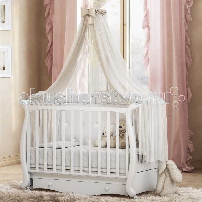 

Детская кроватка Baby Italia Andrea VIP Pelle маятник
