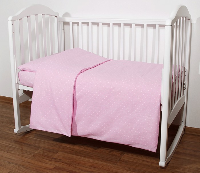 Постельное белье Baby Nice (ОТК) Споки ноки Горох (3 предмета)