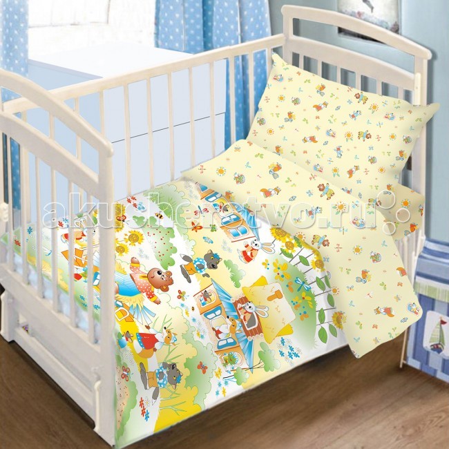 Постельное белье Baby Nice (ОТК) Теремок (3 предмета)
