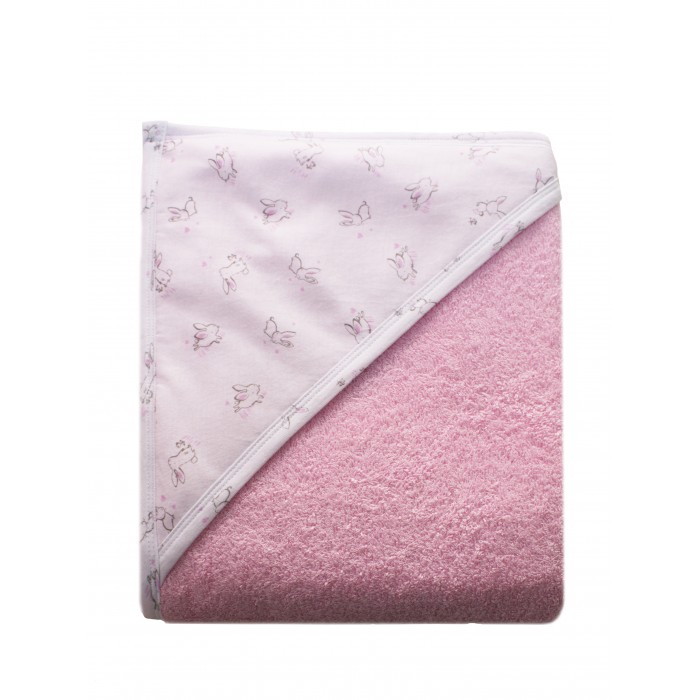 BabyBunny Детское махровое полотенце с уголком 100х100 см