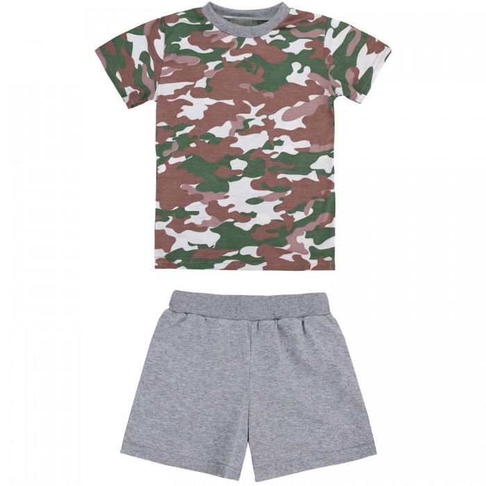  Babycollection Комплект одежды для мальчика Камуфляж (футболка, шорты)