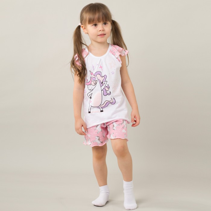 

Babycollection Пижама для девочки Веселый единорог, Пижама для девочки Веселый единорог