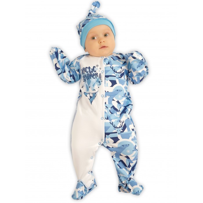 Babyglory Комбинезон швы наружу Зимняя сказка