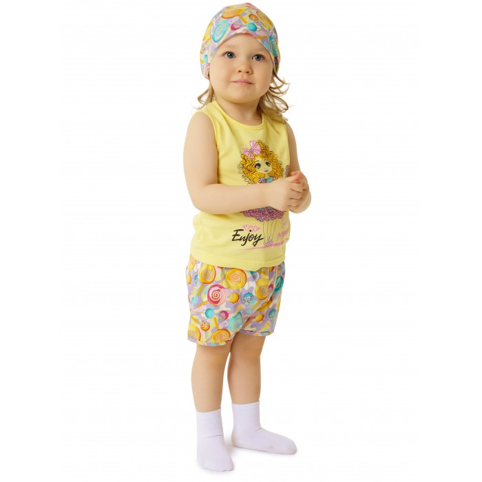Babyglory Комплект для девочки майка и шорты Конфетти CNF0002 - фото 1