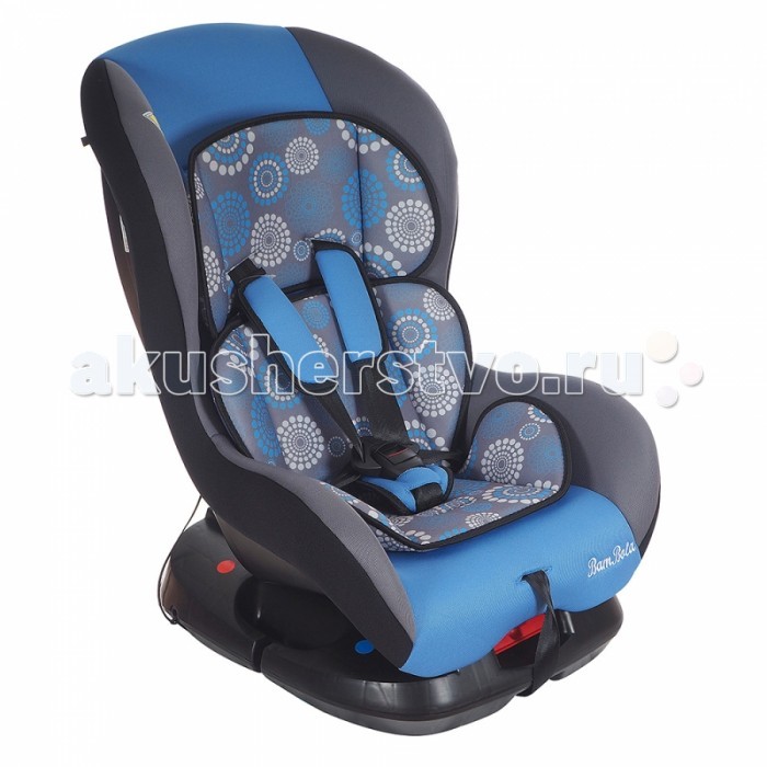Автокресло BamBola Bambino ОдуванчикBambino Одуванчик Автокресло BamBola Bambino ОдуванчикBambino ОдуванчикАвтокресло Bambola Bambino Одуванчик 0-13 кг предназначено для детей от рождения до 4 лет весом до 18 кг. Автокресло имеет ярко выраженную боковую защиту и надежную систему крепления внутренних пятиточечных ремней, что обеспечивает безопасность ребенка при резких поворотах и боковых ударах. Внутренние пятиточечные ремни регулируюся по высоте в зависимости от роста ребенка. Благодаря ортопедической форме спинки и регулировки наклона автокресла, мягкому вкладышу и накладкам внутренних ремней безопасности ребенку удобно и комфортно в поездке. Преимущества модели в области удобства: мягкий вкладыш и накладки внутренних ремней обеспечивают максимальный комфорт ребенка укрепленная анатомическая спинка для удобства ребенка регулировка внутренних ремней по высоте в зависимости от роста ребенка двухпозиционная регулировка центральной лямки позволяет адаптировать внутренние ремни под зимнюю и летнюю одежду ребенка база для регулировки угла наклона кресла износостойкий чехол легко снимается для стирки Преимущества модели в области безопасности: ярко выраженная боковая защита обеспечивает безопасность при резких поворотах и боковых ударах прочный каркас авоткресла изготовлен методом литья под давлением надежная система внутренних пятиточечных ремней с использованием специально разработанных ременных лент российского производства замок ремней с мягим клапаном и защитой от неправильного использования металлические направляющие предотвращают смещение кресла с базы при столкновении нетоксичный гипоаллергенный материал безопасен для ребенка соответствует правилам ЕЭК ООН № 44-04 Габариты кресла: 45х62х62 см Вес: 5,8 кг<br>