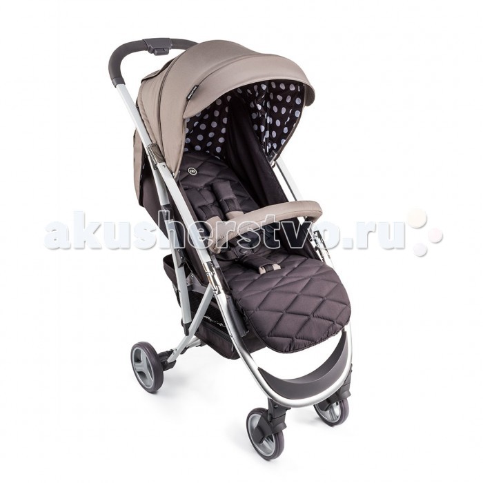 Прогулочная коляска Happy Baby Eleganza V2Eleganza V2 Прогулочная коляска Happy Baby Eleganza V2Eleganza V2Прогулочная коляска Happy Baby Eleganza V2 имеет отличные ходовые данные, которые по достоинству оценят молодые родители. Коляска легко и просто складывается одной рукой, имеет амортизацию на передних и задних колесах и очень компактна в сложенном виде. Рама: Прочная рама из легкого алюминия Амортизация на передних и задних колесах Передние поворотные колеса с возможностью фиксации Пластиковые колеса с покрытием EVA (этиленвинилацетат) Легко складывается одной рукой Тип складывания: книжка Рама: металл, пластик. Прогулочный блок: Пятиточечные ремни безопасности с мягкими накладками Регулировка наклона спинки, 3 положения Регулируемая подножка, 2 положения Смотровое окошко на капюшоне Съемный бампер Тканные материалы: 100 % полиэстер. В комплект входит: Дождевик Москитная сетка Чехол на ножки. Ширина сиденья: 34 см Глубина сиденья: 22 см Длина спального места: 86 см Ширина колесной базы: 50 см.<br>