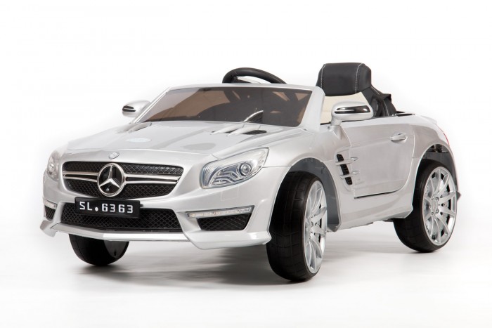 Электромобиль Barty Mercedes SL63Mercedes SL63 Электромобиль Barty Mercedes SL63Mercedes SL63Электромобиль Barty Mercedes SL63 – интересная модель для занимательного и веселого катания! Особенности: Возрастная группа: от 1 до 6 лет Количество моторов: два по 45W Максимальная скорость: 7 км/ч Тип колес: низкопрофильная EVA резина (вспененный каучук) Коробка передач: автомат Система зажигания: кнопка Плавный старт Открытие дверей Наличие амортизаторов Ремень безопасности поясной Задний ход, горят задние фонари LED подсветка Зеркала заднего вида Звуковые сигналы: Индикатор заряда батареи Разъем для MP3-плеера Разъем для USB Пульт родительского контроля индивидуальный, блютуз Аккумулятор 12V/7Ah<br>