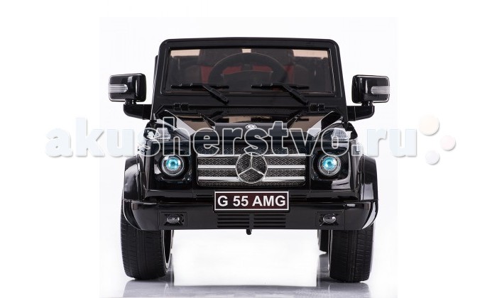 Электромобиль Barty Mersedes G-55 AMG (двери открываются)Mersedes G-55 AMG (двери открываются) Электромобиль Barty Mersedes G-55 AMG (двери открываются)Mersedes G-55 AMG (двери открываются)Внедорожник с открывающимися дверями «G55 AMG» изготовлен по лицензии компании Mercedes-Benz, поэтому данная модель с её фирменными элементами отделки, хромированными вставками и отличной комфортной ездой соответствует реалистичности на 100%. Великолепный детский джип, по характеристикам проходимости - настоящий внедорожник! Предназначен для детей от 3 до 6 лет. Максимальная нагрузка - 30 кг. Электромобиль с 2 двигателями - мощный. Разгоняется до 6 км\ч за 4 секунды. 2 скорости вперед: высокая и низкая. Может ехать вперед-назад. Ключи зажигания. Открывающиеся двери. Чехол из эко-кожи на сиденье. Электромобиль на пульте радиоуправления -R\C. Полностью резиновые колеса. Передние фары, поворотники светятся, подсвечена приборная панель, складываются зеркала, руль с сигналом, поворачивается вправо-влево, ветровое стекло. И даже имеется разъем (вход) для МР3 плеера. Регулировка громкости звука. Корпус-полипропилен усиленный, закаленный, противоударный - прочен и долговечен. Экологически чистая краска проникает глубоко внутрь корпуса. Стальное шасси. Эргономика сиденья - 10 баллов. Размер 132х74х65 см Вес 19.5 кг<br>