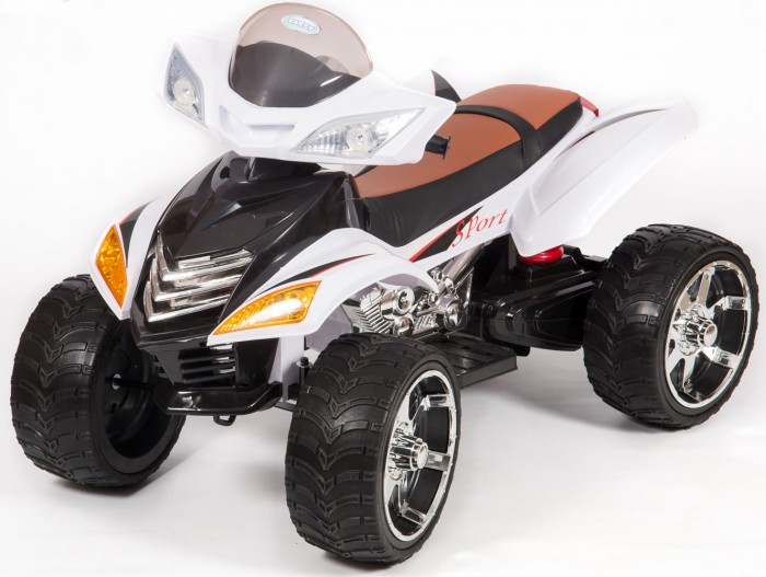 Электромобиль Barty Quad ProQuad Pro Электромобиль Barty Quad ProQuad ProЭлектромобиль Barty Quad Pro с пультом управления – интересная модель для занимательного и веселого катания! Особенности: Аккумулятор 6V7AHх2 шт Колёса резиновые EVA Агрессивный протектор Кожаное сиденье (эко кожа) Индивидуальный пульт управления 2.4G Моторы 35Wх2 Звуковые и световые эффекты Время заряда батареи 6-8 ч 2.5-3 часа непрерывной езды Скорость 3км/м- 6 км/ч.<br>