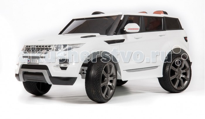 Электромобиль Barty Renge Rover Б333ОСRenge Rover Б333ОС Электромобиль Barty Renge Rover Б333ОСRenge Rover Б333ОСЭлектромобиль Barty Renge Rover Б333ОС очень похож на свою взрослую копию автомобиля. Красивый, мощный, удобный и продуманный до мелочей. Электомобиль Rеnge Rover имеет открывающиеся двери с возможностью блокировки. Световые и звуковые эффекты не оставят равнодушным ни одного ребенка и взрослого, и подарят множество впечатлений! На электромобиле установленны резиновые низкопрофильные колеса и амортизаторы. Все вместе обеспечивает комфортную езду не только на асфальтированном покрытии, но и на пересеченной местности. Стоит отметить, что электромобиль очень прост в управлении, благодаря коробке автомат и единственной педали, которая является и газом и тормозом. А если ваш важный малыш устанет от самостоятельного вождения, вы всегда сможите его покатать с помощью пульта управления. Также электромобиль имеет высокий класс безопасности. Родители могут не беспокоиться, о ребенке позаботятся ремни безопасности, стальная подвеска и ударопрочный кузов, а предусмотренные амортизаторы обеспечат плавный ход и скроют неровности дорожного покрытия. Особенности: Световые и звуковые эффекты Подсветка панели приборов, диодные огни фар. Плавный ход. Амортизаторы Пульт управления: индивидуальный (настраивается по Bluetooh) Колеса EVA Двери открываются Заводится с ключа 3 скорости вперед, одна назад Сидение кожаное (эко-кожа), ремень безопасности Индикатор заряда батареи USB-вход, вход для MP3, SD-вход Аккумулятор: 6V4,5 AH х 2 Редуктор: 2х35W Ручка-чемодан для перевозки.<br>