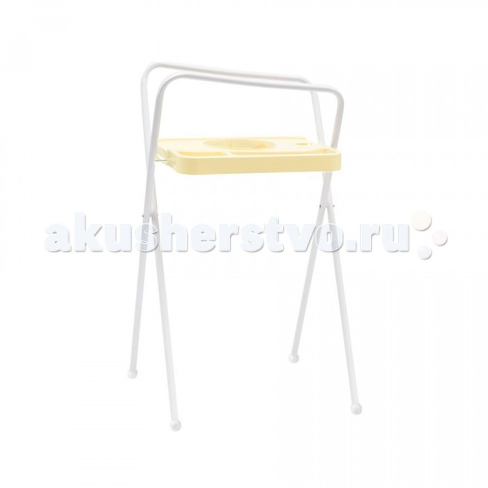 Bebe Jou Подставка металлическая под ванночкуПодставка металлическая под ванночку Bebe Jou Подставка металлическая под ванночкуПодставка металлическая под ванночкуПодставка под ванночку облегчает процесс купания малыша. Как пользоваться подставкой 1. Разложите подставку до упора. Убедитесь, что подставка стоит на горизонтальной, ровной поверхности. 2. Поставьте ванночку на подставку. a. Термо ванночка Bebe Jou (арт. 6160). Ножки термо ванночки должны находиться в углублении на горизонтальной поверхности подставки. Бортики ванночки должны опираться на горизонтальные перекладины каркаса подставки, Вы должны услышать щелчок, подтверждающий, что ванночка установлена на подставке надежно; b. Круглая ванночка для купания новорожденных (арт. 6165). Эта ванночка устанавливается в специальное круглое отверстие в подставке. Бортики ванночки должны опираться на горизонтальные перекладины каркаса подставки, Вы должны услышать щелчок, подтверждающий, что ванночка установлена на подставке надежно; c. Ванночка для купания (арт. 6156). Ванночка устанавливается в углубление на горизонтальной поверхности подставки. Бортики ванночки должны опираться на горизонтальные перекладины каркаса подставки. 3. Если пользуетесь сливным шлангом, Вы можете закрепить его на каркасе с помощью небольшой клипсы. 4. После использования Вы можете сложить подставку. В этом случае она занимает мало места. Высота подставки 98 см.<br>