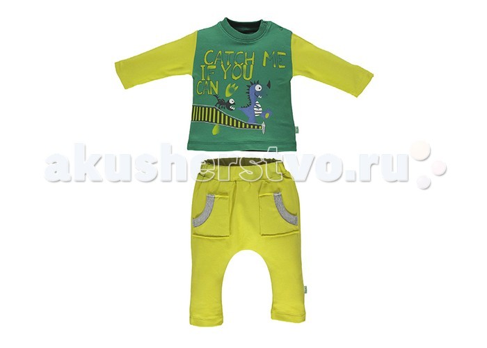 Комплекты детской одежды Bebetto Комплект для мальчика (кофта и брюки) Dinosaur K 1600 кофта blugirl кофта