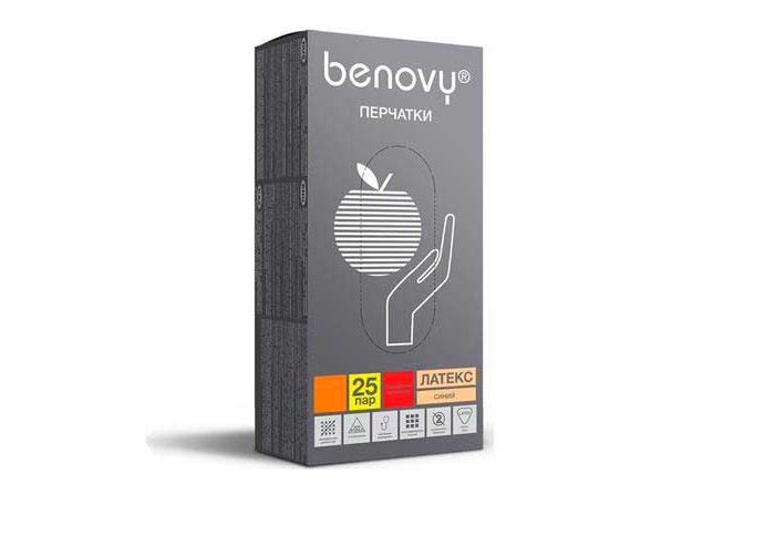 

Benovy Перчатки латекс прочные 50 шт., Перчатки латекс прочные 50 шт.