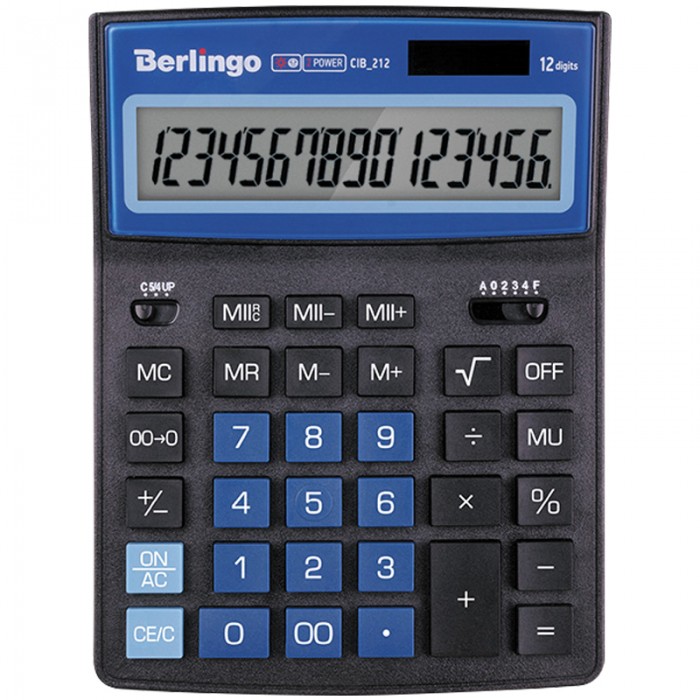 Berlingo Калькулятор настольный City Style 16 разрядов