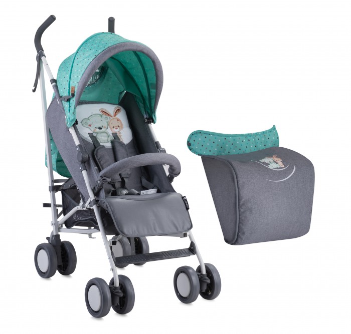 Коляска-трость Bertoni (Lorelli) Fiesta + накидка на ножкиFiesta + накидка на ножки Коляска-трость Bertoni (Lorelli) Fiesta + накидка на ножкиFiesta + накидка на ножкиДетская коляска-трость Bertoni Fiesta выполнена из высококачественного алюминия, имеет усиленную конструкцию рамы и безопасное, легкое разложение и сложение. Особенности: Спинка регулируется в нескольких положениях, включая почти горизонтальное положение для комфортного сна ребенка Сидение оснащено пятиточечными ремнями безопасности, с мягкими накладками и съемным передним бампером и перемычкой между ножек, которая предназначенна для дополнительной безопасности ребенка и удобной посадки в сидение Регулируемый капюшон защитит вашего малыша от солнечной и дождливой погоды. Анодированная поверхность покрытия рамы защищает металлическую конструкцию коляски от износа, коррозии и грязи Благодаря алюминиевому шасси и поворотным передним колесам (с фиксацией), коляска легка и маневренна Колеса спаренные по два располагают нагрузку равномерно, что значительно облегчает управление ею. В дополнение идет корзина для покупок Размер в разложенном виде (ШxДxВ): 49x67x106 см Размер в сложенном виде (ШхД): 27х105х49 см Длина спального места: 80 см Ширина сидения: 33 см Диаметр колес: 16 см Вес: 8 кг<br>