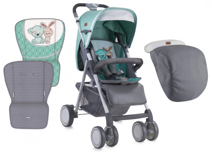 Прогулочная коляска Bertoni (Lorelli) Aero + накидка на ножкиAero + накидка на ножки Прогулочная коляска Bertoni (Lorelli) Aero + накидка на ножкиAero + накидка на ножкиПрогулочная коляска Bertoni (Lorelli) Aero + накидка на ножки для практичных родителей. В дизайне присутствуют нотки, отсылающие к морской тематике, что подарит атмосферу лета при любой погоде. Удобный капюшон по типу батискафа опускается низко, а возможность разложить сидение предполагает опускание до лежачего положения. Непрокалываемые колеса из пенополиуретана будут очень актуальны на наших дорогах, где порой встречаются самые разные сюрпризы. А для хозяйственных мам есть бонус в виде очень удобной и просторной корзины для покупок. Характеристики: Конструкция: книга Прогулочная коляска Aero комплектуется чехлом на ножки и передним поручнем Имеет три положения спинки (сидя, полусидя, лежа) Большая вместительная корзина для покупок Передние колеса двойные поворотные на 360 градусов с возможностью фиксации, задние одинарные Капюшон оснащен солнцезащитным козырьком, конструкция батискаф Мягкий вкладыш на сиденье Пятиточечные ремни безопасности с мягкими накладками Регулируемая подножка Кнопка на ручке для складывания коляски одной рукой. Размеры: Длина: 83 см., ширина: 55 см., высота: 102 см. Размер в собранном виде, д×ш×в: 88 х 60 х 38 см. Вес: 9 кг.<br>