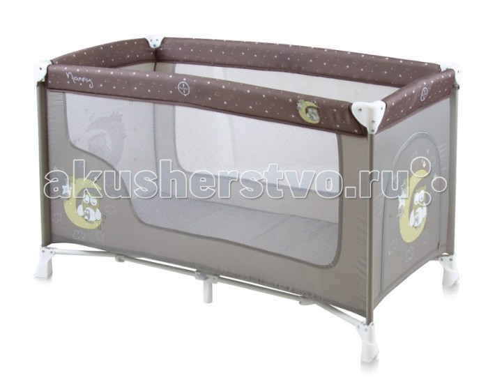 Манеж Bertoni (Lorelli) Nanny 1Nanny 1 Манеж Bertoni (Lorelli) Nanny 1Nanny 1Манеж Bertoni (Lorelli) Nanny 1 Детский манеж-кроватка от болгарского бренда Bertoni Nanny 1 – это гарантированный комфорт вашего малыша! Продукция компании сертифицирована и отвечает самым высоким стандартам качества и безопасности эксплуатации, одобрена нормами ЕС. Манеж-кроватка уместен не только в доме, но и на улице. Особенности: Продукция изготовлена из высококачественных, экологичных материалов с антибактериальным покрытием Дно в Bertoni Nanny 1 имеет 1 уровень Дно жесткое, что гарантирует правильную поддержку спинки ребенка во время сна Bertoni Nanny 1 имеет центральную ножку, которая гарантирует не только дополнительную устойчивость, но и не дает прогибаться дну В сложенном виде конструкция занимает мало места, легко переносится в сумки, которая идет в комплекте. Процесс складывания предельно прост Боковины прозрачные, так что вы всегда будете знать, чем занят ваш малыш Для деток, которые немножко подросли, можно открыть автовыход на торцевой панели Внешние размеры: Ширина 64 см Высота 72 см Длина 124 см<br>