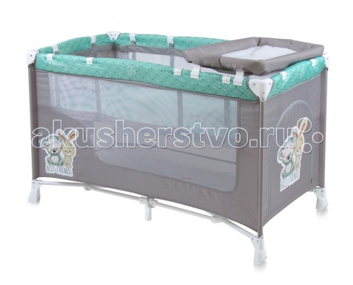 Манеж Bertoni (Lorelli) Nanny 2Nanny 2 Манеж Bertoni (Lorelli) Nanny 2Nanny 2Манеж Bertoni (Lorelli) Nanny 2 Детский манеж-кроватка от болгарского бренда Bertoni Nanny 2 – это гарантированный комфорт вашего малыша! Продукция компании сертифицирована и отвечает самым высоким стандартам качества и безопасности эксплуатации, одобрена нормами ЕС. Манеж-кроватка уместен не только в доме, но и на улице. Особенности: Продукция изготовлена из высококачественных, экологичных материалов с антибактериальным покрытием Дно в Bertoni Nanny 2 имеет 2 уровня: одно для игр, второе для сна Дно жесткое, что гарантирует правильную поддержку спинки ребенка во время сна Bertoni Nanny 2 имеет центральную ножку, которая гарантирует не только дополнительную устойчивость, но и не дает прогибаться дну В сложенном виде конструкция занимает мало места, легко переносится в сумки, которая идет в комплекте. Процесс складывания предельно прост Bertoni Nanny 2 снабжена пеленатором, который устанавливается на борта манежа и еще есть защитный капюшон с дугой и игрушками Боковины прозрачные, так что вы всегда будете знать, чем занят ваш малыш Для деток, которые немножко подросли, можно открыть автовыход на торцевой панели<br>