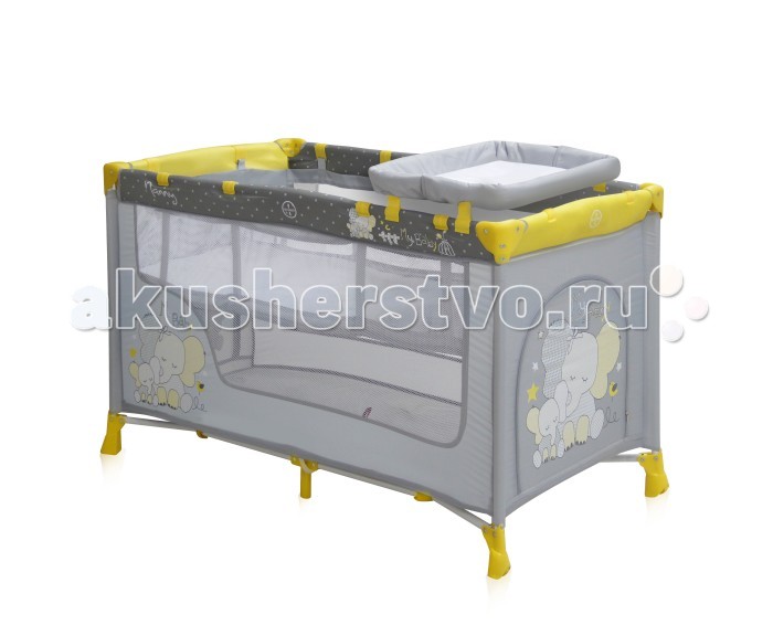 Манеж Bertoni (Lorelli) Nanny 2Nanny 2 Манеж Bertoni (Lorelli) Nanny 2Nanny 2Манеж Bertoni (Lorelli) Nanny 2 Детский манеж-кроватка от болгарского бренда Bertoni Nanny 2 – это гарантированный комфорт вашего малыша! Продукция компании сертифицирована и отвечает самым высоким стандартам качества и безопасности эксплуатации, одобрена нормами ЕС. Манеж-кроватка уместен не только в доме, но и на улице. Особенности: Продукция изготовлена из высококачественных, экологичных материалов с антибактериальным покрытием Дно в Bertoni Nanny 2 имеет 2 уровня: одно для игр, второе для сна Дно жесткое, что гарантирует правильную поддержку спинки ребенка во время сна Bertoni Nanny 2 имеет центральную ножку, которая гарантирует не только дополнительную устойчивость, но и не дает прогибаться дну В сложенном виде конструкция занимает мало места, легко переносится в сумки, которая идет в комплекте. Процесс складывания предельно прост Bertoni Nanny 2 снабжена пеленатором, который устанавливается на борта манежа и еще есть защитный капюшон с дугой и игрушками Боковины прозрачные, так что вы всегда будете знать, чем занят ваш малыш Для деток, которые немножко подросли, можно открыть автовыход на торцевой панели<br>
