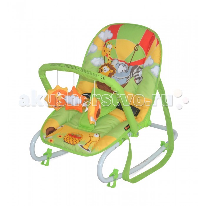 Bertoni (Lorelli) Шезлонг-качалка Top RelaxШезлонг-качалка Top Relax Bertoni (Lorelli) Шезлонг-качалка Top RelaxШезлонг-качалка Top RelaxBertoni (Lorelli) Шезлонг-качалка Top Relax позволяет развивать у ребенка зрительную и двигательную координацию. Аксессуары можно использовать и отдельно, как обычные игрушки или погремушки. Кроме того очень удобен, можно использовать как переноску по квартире. Особенности: кресло-качалка для сна и игры мультипозиционная спинка легкий и компактный съемная тканевая часть функция покачивания стопоры для жесткой фиксации благодаря функции качения обладает релаксирующим эффектом яркая расцветка ткани, благотворно влияющая на психоэмоциональное состояние ребенка<br>