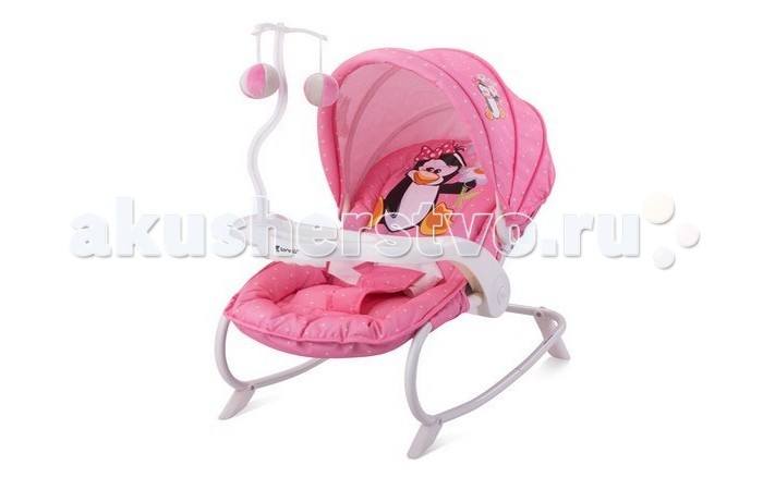 Bertoni (Lorelli) Шезлонг Dream TimeШезлонг Dream Time Bertoni (Lorelli) Шезлонг Dream TimeШезлонг Dream TimeBertoni Dream Time - детский шезлонг с игрушками для малышей от рождения до 9 месяцев (или весом до 9 кг) идеально подходит для отдыха и игр Вашего крохи. Шезлонг обладает релаксирующим эффектом, благодаря функции качания, которую также можно заблокировать для использования шезлонга как стульчика для малыша. Трехточечные ремни безопасности с широкой мягкой перемычкой между ножек защитят от опасности падения даже самых суетливых малышей. Мультипозиционная регулируемая спинка, удобное анатомическое сидение и мягкое изголовье позволяют малышу чувствовать себя абсолютно комфортно. Детская качалка-шезлонг может быть установлена на улице или дома — для защиты от солнечных лучей предусмотрен регулируемый капюшон. Благодаря компактности и небольшому весу, кресло-качалку можно использовать как переносную детскую люльку в квартире (за счет маленького веса в этом плане выигрывает перед детским автокреслом и коляской). На кресле-качалке установлен столик с подвесной игрушкой, которая не даст ребенку скучать. Особенности: кресло-качалка для сна и игры, мультипозиционная спинка, легкий и компактный, съемная тканевая часть, функция покачивания, стопоры для жесткой фиксации, солнцезащитный капор, столик для кормления подвесные игрушки благодаря функции качения обладает релаксирующим эффектом Яркая расцветка ткани, благотворно влияющая на психоэмоциональное состояние ребенка Он позволяет развивать у ребенка зрительную и двигательную координацию. Аксессуары можно использовать и отдельно, как обычные игрушки или погремушки. Кроме того очень удобен, можно использовать как переноску по квартире<br>
