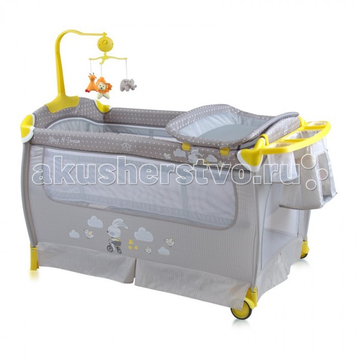 Манеж Bertoni (Lorelli) SleepNDreamSleepNDream Манеж Bertoni (Lorelli) SleepNDreamSleepNDreamМанеж Bertoni (Lorelli) SleepNDream Практичная и компактная модель, которая поможет родителям на время ограничить перемещение малыша по дому и сделает его пребывание абсолютно безопасным. Плюсом модели является два уровня высоты ложа. Первый уровень используется для новорожденных. Когда ребенок подрастет, дно можно опустить на второй уровень и использовать манеж не опасаясь, что ребенок вывалится из него. Особенности: Удобный пеленальный столик Сбоку отверстие на молнии Колесики для перемещения по полу Компактное складывание Музыкальная карусель с подвесными игрушками Подставка для аксессуаров и мелочей Размер 120х60х78 см Вес 12 кг<br>