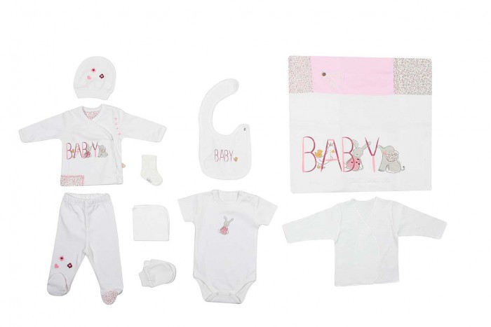 

Bibaby Комплект для девочки 10 предметов 63065, Комплект для девочки 10 предметов 63065