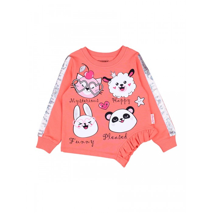 

Bonito kids Джемпер для девочки Happy Funny BK1372K, Джемпер для девочки Happy Funny BK1372K
