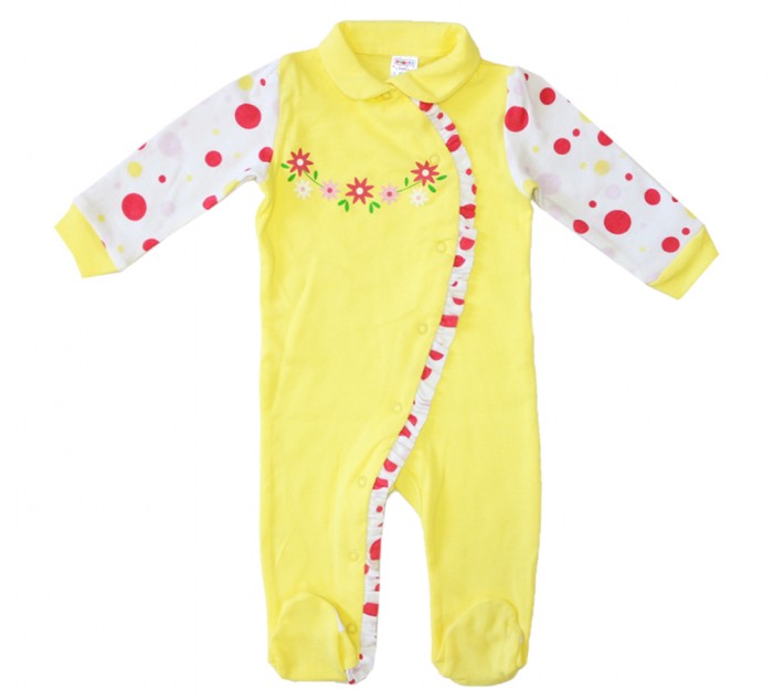 

Bonito kids Комбинезон для девочки Цветочки OP346, Комбинезон для девочки Цветочки OP346