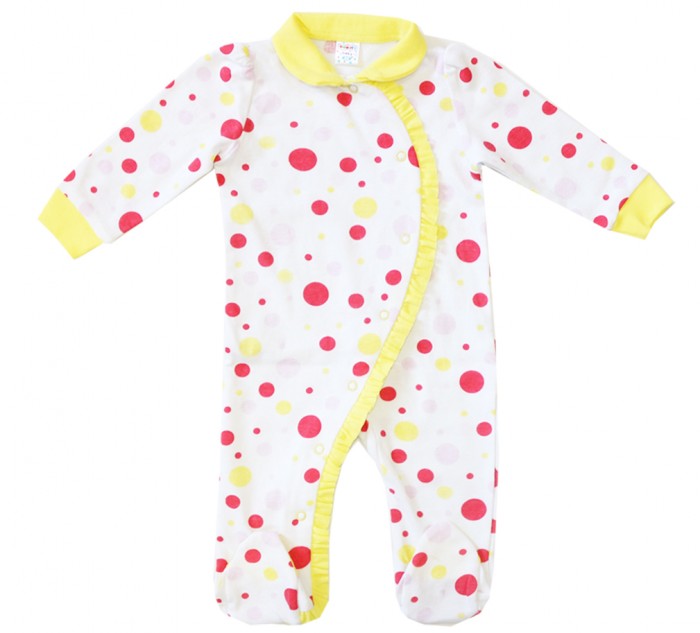 

Bonito kids Комбинезон для девочки Горошек OP346, Комбинезон для девочки Горошек OP346