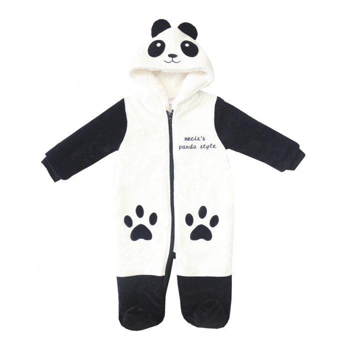 

Bonito kids Комбинезон велюровый Панда OP362, Комбинезон велюровый Панда OP362