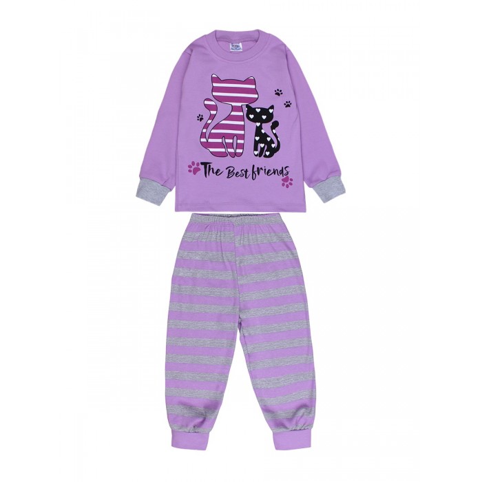 

Bonito kids Пижама для девочки Кошки BK1396D, Пижама для девочки Кошки BK1396D