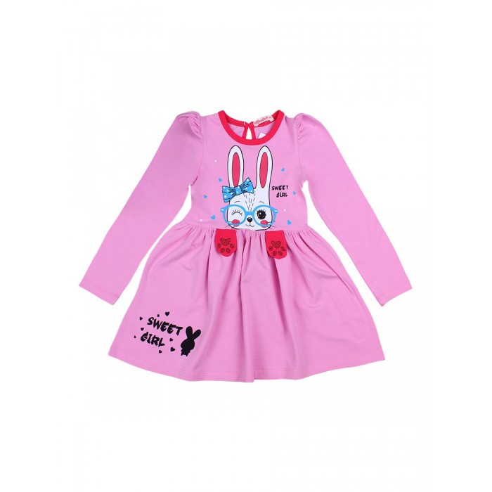 

Bonito kids Платье для девочки Sweet girl BK1378P, Платье для девочки Sweet girl BK1378P