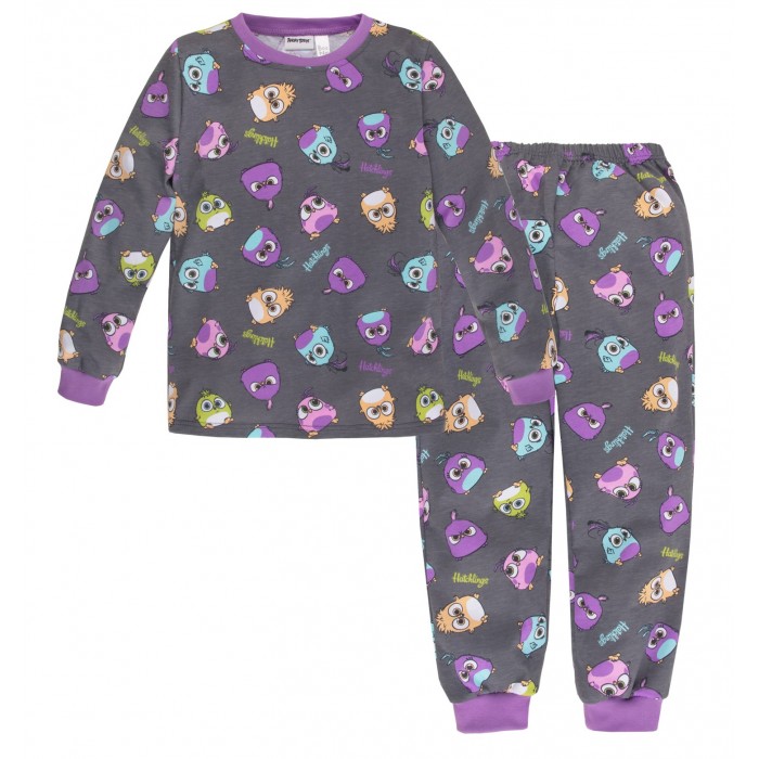 Купить Домашняя одежда, Bossa Nova Пижама для девочки (джемпер, брюки) Angry Birds 356АБ-171-Б