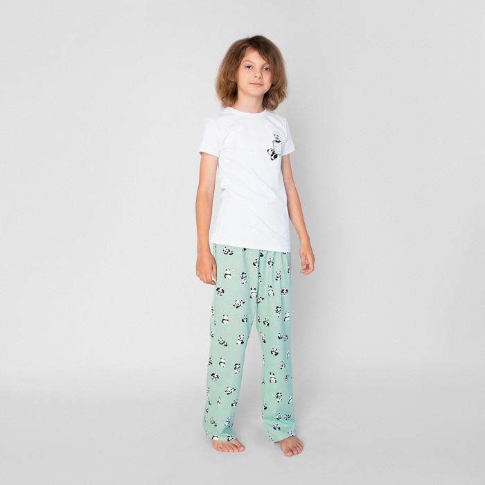 Bossa Nova Пижама для девочки (футболка, брюки) Симпл-димпл 355А-151