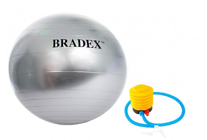 

Bradex Мяч для фитнеса Фитбол-85 с насосом, Мяч для фитнеса Фитбол-85 с насосом