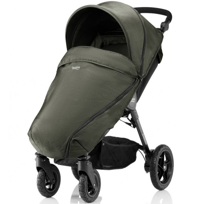 фото Прогулочная коляска britax b-motion 4 с накидкой на ножки