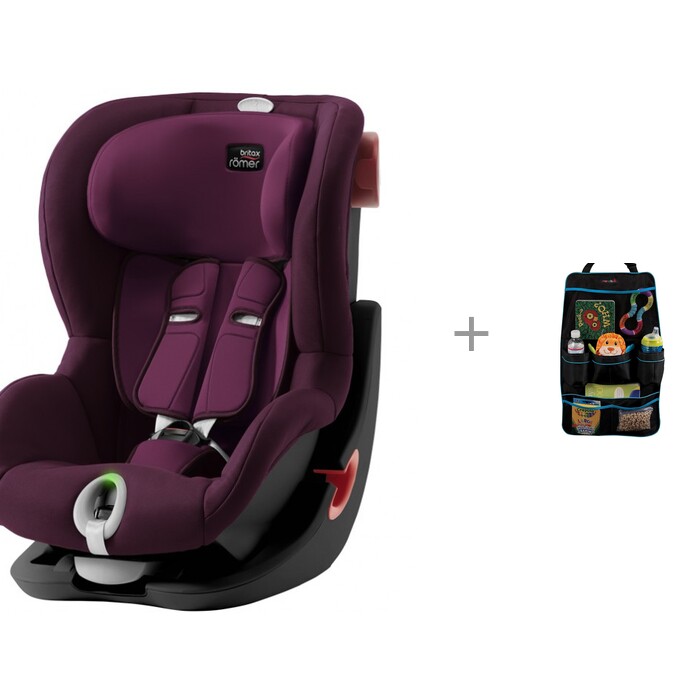 фото Автокресло Britax Roemer King II LS и Brica защитный коврик на спинку передних автомобильных сидений