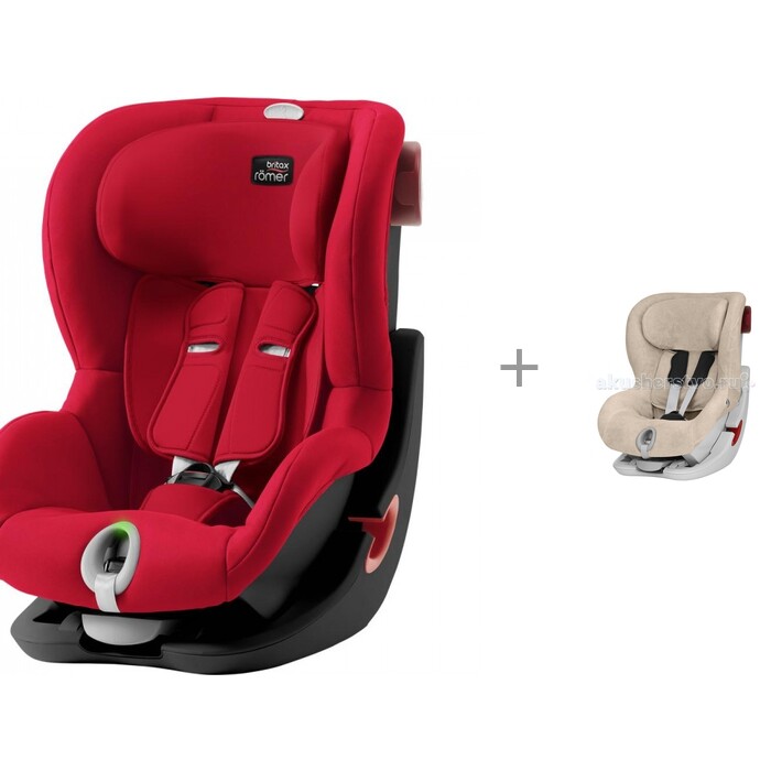 фото Автокресло britax roemer king ii ls с летним чехлом