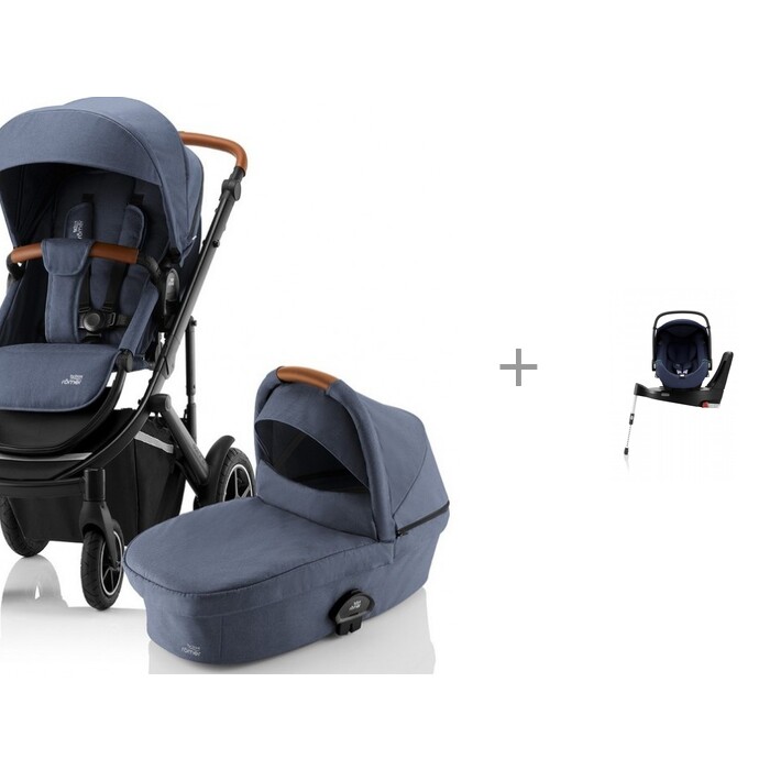 фото Коляска britax roemer smile iii 2 в 1 и автокресло baby-safe isense с базой flex base isense