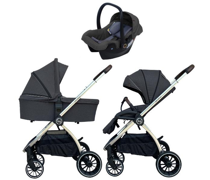 Коляска Bubago Lacio 3 в 1 (рама хром)