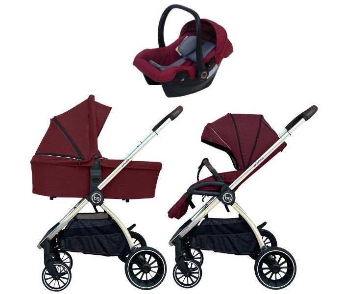 Коляска Bubago Lacio 3 в 1 (рама хром)
