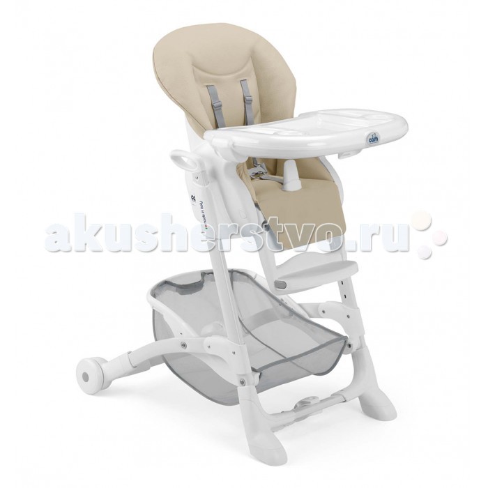 Стульчик для кормления CAM Istante SoftIstante Soft Стульчик для кормления CAM Istante SoftIstante SoftСтульчик для кормления CAM Istante Soft идеально подходит для детей c самого рождения. Это универсальный и многофункциональный стульчик до 3-х лет в котором реализованы все основные функции, так необходимые маме в повседневных заботах о малыше: регулировка наклона спинки сиденья с мягкой вставкой для новорожденных, регулировка высоты, дуга с развивающими игрушками и прочная рама, рассчитанная на долголетнюю эксплуатацию. Стульчик выполнен в многообразных расцветках с нежными оттенками, приятными для восприятия новорожденными. В каждом цвете игрушки свои, но все совершенно замечательные. Особенности: абсолютно безопасные, нетоксичные, не содержащие фталат-материалы (соответствие стандарту 20005/84/CE) соответствует стандарту безопасности EN 14988-1/2 устойчивый и прочный каркас с не скользящими накладками 5-ти точечные ремни безопасности дополнительный ограничитель между ножек - обеспечивает дополнительную безопасность ребенка легко моющийся столик для кормления и игр, съемный, его можно даже помыть в посудомоечной машине красивая дуга с игрушками для развития моторных навыков малыша - при необходимости снимается регулировка стульчика по высоте в 5-ти положениях: от самого низкого до самого высокого - позволяет подстроить стульчик практически под любой стол задняя часть рамы снабжена колесиками с помощью которых мама легко сможет переместить его по квартире передняя часть рамы снабжена не скользящими ножками, которые обеспечивают дополнительную безопасность - без Вашего ведома стульчик не скатится и не уедет боковые, фронтальные и задние упоры для избежания падения стульчика с ребенком внутри идеален для детей в возрасте от 0 до 36 мес., подходит для сидения без посторонней помощи комфортабельное сиденье с мягкой вставкой для новорожденных - обеспечивает высокий уровень комфорта и здоровое развитие малыша обивка стульчика съемная и ее можно стирать при температуре 30° спинка сиденья регулируется вплоть до положения для сна - здоровый сон после кормления под сиденьем располагается большая корзина для игрушек и вещей<br>