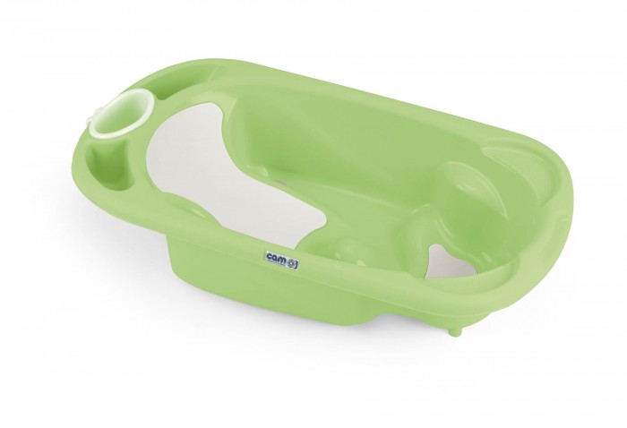 CAM Ванночка Baby BagnoВанночка Baby Bagno CAM Ванночка Baby BagnoВанночка Baby BagnoВанночка Cam «Baby Bagno» понадобится Вам сразу после рождения малыша и сделает ежедневное купание самой любимой процедурой. Ванночка имеет анатомическую форму, на внутренней поверхности предусмотрено удобное сиденье и подлокотники, полочка для гигиенических принадлежностей и сливное отверстие. Ванночку можно повесить на стену в ванной комнате. Вы также можете приобрести универсальную складную подставку и располагать на ней ванночку во время купания. Ванночка Cam «Baby Bagno» сделана из прочных безвредных материалов, соответствует европейским гигиеническим стандартам. Предназначена для детей от 0 до 12 месяцев. Размер: 53 x 96 x 24h см. Вес: 2.3 кг.<br>
