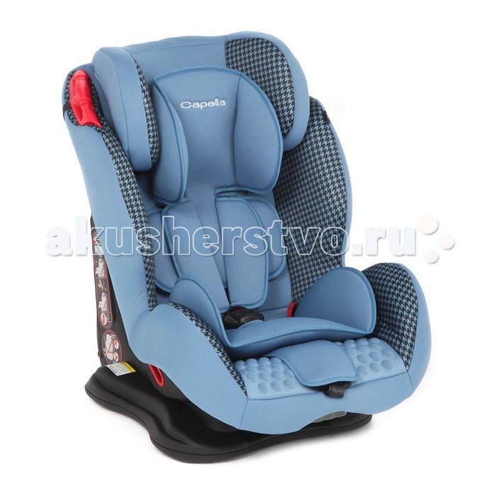 Автокресло Capella S12310S12310 Автокресло Capella S12310S12310Автокресло Capella S12310 рекомендовано для перевозки детей в возрасте от 12 месяцев до 12 лет, весовой категории 9-36 кг. Устанавливается с помощью штатных ремней безопасности, лицом по направлению движения транспортного средства. Ребенок в кресле фиксируется пятиточечными ремнями безопасности, а когда ремни окажутся для него короткими, их возможно снять - в этом случае, крепление автокресла производится вместе с ребенком. Регулируемая спинка (4 положения) позволяет выбрать наиболее комфортное и удобное положение для отдыха и сна маленького пассажира, а подголовник, имеющий 5 положений регулировки по высоте, возможно подстроить под рост вашего ребенка. Тканевая обивка выполнена из материалов высокого качества. При необходимости снимается для чистки или стирки при температуре 30 С.<br>